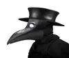 New plague doctor masks Beak Doctor Mask Long Nose Cosplay Fancy Mask Gothic Retro Rock Leather Halloween beak Mask9501283