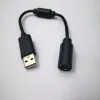 كبل فصل وحدة التحكم السلكية Lead USB لـ Xbox 360 Black Brand عالي الجودة سلكية سلكية سلك USB