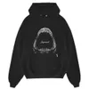 Black Printing Hoodie High Quality Casual Oversize Pullovers Hooded With Tag