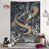 Wandteppiche Chinesische Drachen Wand Wandteppich Tier großer Wohnzimmer Wohnzimmer Dekor Tapestri 6 Größen