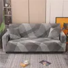 Pokrywa krzesła elastyczna geometryczna sofa z bokami kruchej rozciągnięcia 4Seater L Kanapa w kształcie litery L do kombinacji zestawu obrońców all inclusive