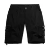 Heren shorts Heren Grijs/groen Casual Strand veelzijdige vracht Korte Korte Multi Pocket Losse Europese stijl broek Outdoor 2024