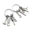 50pcslot Nuovo papà in acciaio inossidabile Strumenti di portachiavi non Grandpa Chartdriver Keyring Day Day Gifts1 85 W25070375