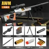 Brinquedos de armas 2024 m 98k M24 Barrett Mini Sniper Rifle carregado manualmente com lançamento de ejeção de concha suave pistola de brinquedo para crianças e meninos YQ240413BFGJ