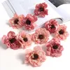 Dekorative Blumen 10 PCs Daisy künstliche Seide Fälschung für Heimzimmerdekoration Hochzeitsdekoration Ehe DIY Bastelkranz Accessoires