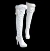 Fashion White Over the Knee Boots Women High Heels Scarpe da donna in inverno in inverno in pelle lunghe dimensioni femminili 434165897