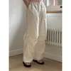 Spodnie damskie Safari Style 2024 Modna ładunek dla kobiet bawełniane kieszenie spodnie luźne pantalon pour femme