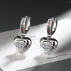 Boucles d'oreilles 925 Sterling Silver Butterfly Zircon High Quality for Women's Wedd's Wedding Fine Jewelry Accessories Party Gift