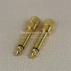 Zubehör 3pcs 1/4 "6,3 mm Mono männlicher Jack TS -Stecker auf 1/8" 3.5 weibliche Mikrofon -Audio -Konverteradapter Downstep PA Lautsprecheranschluss