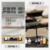 Kitchen Storage 2 Pcs Oven Rack Spice Silicone Condiment Shelf Household Magnetic Stovetop Silica Gel