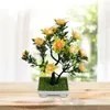 Decorative Flowers Beautiful Full Of Vitality Clear Texture Multi-purpose Vibrant Not Wither Simulation Bonsai Fake Plant Scene Layout