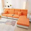 Solid Color Jacquard Sofa Cover Modern Simple and Anti Slip Polyester Cushion Complete