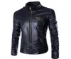 Hela nya pu läderjacka män blouson moto cuir mens vindtät motorcykel cyklistjacka jaqueta de couro veste cuir homme y06543946