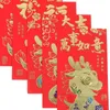 Geschenkwikkeling Chinese rode enveloppen 2024 Jaar de Dragon Hongbao -pakketten Cartoon Lucky Money