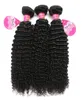 8a Brazylijskie kręcone włosy 3 Pakiety nieprzetworzone dziewicze Afro Kinkys Curly Human Hair Extensywność Naturalna kolor 16313854217223