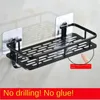 Bath Accessory Set No Drilling Required! Space Aluminum Bathroom Shower Storage Rack - Ideal For Area Washroom And Kitchen