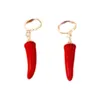 Dangle Earrings Red Chili Pepper/Lip Drop Earring Delicate Trend Wedding Gift Women Girl Fashion Jewelry For Birthday Christmas EA