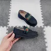 Детская кожаная обувь знаменитая бренда детская обувь мода детская обувь дизайнер с твердым цветом простые мальчики повседневная обувь детей на открытом воздухе обувь для прогулок