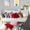 Pillow High Quality Furniture Adornment Cover Solid Color Velvet Waist Sofa