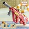 Sable Player Water Fun Electric Water Gun jouet grande capacité P90 Automatique High-Tech Outdoor Place Water Shoting Toy Gun Childrens Gift Q240413