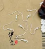 200pcslot Sterling 925 Silver Earring Findings Fishwire Hooks Jewelry DIY 15mm fish Hook Fit Earrings9956332
