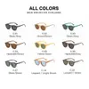 Солнцезащитные очки поляризованные солнцезащитные очки Unisex Brand Designer Retro круглые солнце