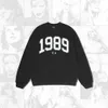 Mens Hoodies Kpop T.S 1989 2023tail The Era Tour Loose Cartoon O-Neck Cardigan Långärmad Pullover Coat Cotton Y2K Överdimensionerad Söt tröja 240412