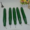 装飾的な花67je人工ライフライク緑のキュウリ偽の現実的なプラスチック野菜の装飾