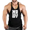Herentanktops 2024 Bodybuilding Stringer Men Funny Summer Clothing Running Vest Fitness Cotton Gym Singlets