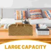 Kitchen Storage Home Decor Woven Organizer Basket For Multi-use Rattan Bedroom Desktop Container Sundries