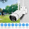 Câmeras IP Besder 5MP IPCAMERA Wi -Fi Outdoor AI Detectar Humano Detectar Câmera sem fio de áudio 1080p HD colorido Night Vision Security Camera CCTV 240413