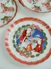 Plates Christmas Disk Exquisite And Beautiful Plate Cartoon Cute Dining