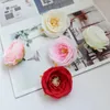 Decoratieve bloemen 5 stks 8cm Artifical Rose Head Diy Fake voor bruidsmuur Decoratie Bridals Party Supplies