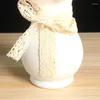 Вазы белая керамическая ваза современная минималистская украшение столовая столовая гостиная