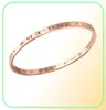 2021 Womens Love Bangle Mens Tennis Armband Par Rostfritt stål Designer smycken återanvända lyx diamant romersk siffra Silve3178206