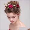 Tiaras Vintage Bridal Tiara Bury Flower Crown Crown Headsd