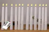 Bougies 12pcs jaunes scintillants à distance éloignés Candles en papier sans flammes sans flammes