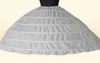 Suknia balowa duże halki Nowe przybycie Biała 6Hoops Bride Underskirt Formalna sukienka Crinoline Plus Size Wedding Akcesoria dla WOM4581875