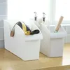 Kitchen Storage Wheel Rack Multi-Purpose Countertop Pot Lid Seasoning Bottle Box Plastic Removable Shelf With Handle
