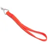 Bowls 1.6m Heavy Duty Metal Chain Dog Puppy Walking Lead Leash Clip Red Handle