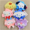 Animali di peluche imbottiti carini da 4 pollici incrociate serie da 4 cm bambola hine p giocattolo regalo regalo di compleanno kuromi per bambini tastiera otcp5