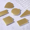 Stampi da forno da 100 pezzi Mini Take Boards Golden Cardboard Base Round RECTALGLE RECTALLANGE DEL RECTALLO PIACCHI