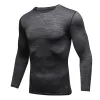 T-shirts Basketball Sports Collons Hommes à manches longues Shirt Themt Compression Shirts Gym Training Body Body Body