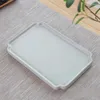 Tea Trays Crude Pottery Retro Japanese-style Handmade Water Storage Board Square Teapot Pad Ceramic Dessert Fruit Plate