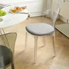 Kitchen Storage Nordic Transparent Dining Chair Home Ins Makeup Modern Simple Crystal Stool Back Acrylic