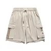 Shorts masculinos para homens Casuais de verão Exército Green Cargo Cloads Cloads de alta qualidade de streetwear solto m-5xl