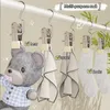 Hangers 10Pcs Clothespin Rack Hat Pants Socks Drying Storage Hanger Home Travel Multifunctinal Clothes Clips Underwear Racks