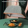 Tea Trays Insulated Food Cover Folding Vegetable Freshing Kitchen Tools