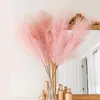 Decoratieve bloemen gesimuleerd Reed Diy Silk Grass Artificial Flower Bundel Huwelijksfeest Slaapkamer Achtergrond Decoratie Huisbenodigdheden