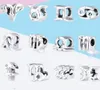 925 Silver Fit Charm 925 Bracelet New Constellation Zodiac Aries Sagittarius Charmes de bricolage Set Pendant Diy Fine Beads Jewelry1934254